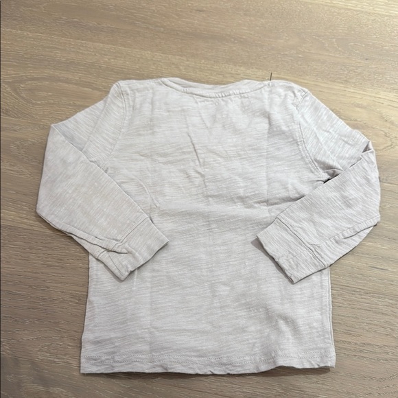 Appaman Gray Long Sleeve Tee with Ribbed Texture - Picture 3 of 3